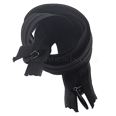 BENECREAT Polyester Yarn Invisible Zipper Fastener(FIND-BC0001-57)-4