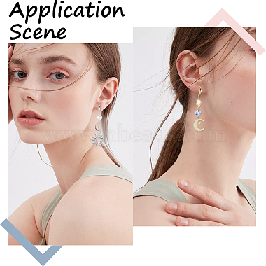 24 Pairs 2 Colors Brass Earring Hooks(KK-SP0001-41)-5
