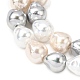 Electroplated Glass Shell Pearl Beads Strands(BSHE-B009-D03-01)-3