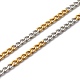 304 de acero inoxidable de dos tonos collares de cadena acera(NJEW-JN03541)-4