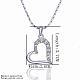 Trendy Real Platinum Plated Eco-Friendly Tin Alloy Czech Rhinestone Heart Pendant Necklaces(NJEW-BB13780-P)-4