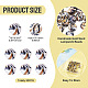 30Pcs Handmade Gold Sand Lampwork Beads(LAMP-TA0002-37A)-3
