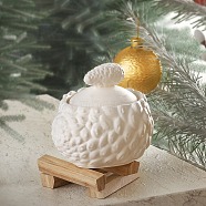 Christmas Theme Candle Silicone Molds, For Candle Making, 109x85x59mm, Inner Diameter: 62mm(DIY-U005-05C)