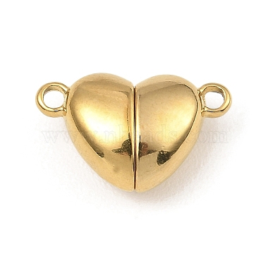 Golden Heart 304 Stainless Steel Magnetic Clasps