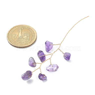 perles de copeaux de pierres précieuses naturelles(AJEW-JB01156)-4