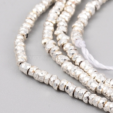 Electroplated Non-magnetic Synthetic Hematite Beads Strands(G-F682-07-S)-3