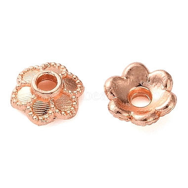 abalorio de bronce de tapas(KK-C260-14RG)-1