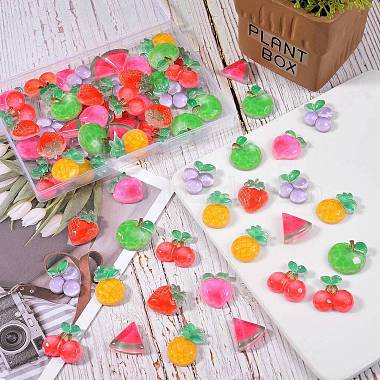 70Pcs 7 Style Transparent Resin Cabochons(CRES-SZ0001-19)-4