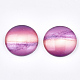 Cabochons en verre imprimé motif ciel étoilé(X-GGLA-N004-25mm-D73)-1