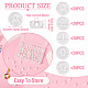 100Pcs 5 Styles Transparent Acrylic Beads(OACR-TA0003-48C)-4