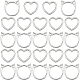 24Pcs 2 Style Alloy Linking Rings(FIND-BC0003-32)-1
