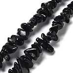 Natural Tourmaline Beads Strands, Chip, 1~8x5~17x5~8mm, Hole: 0.9~1mm, 30.31~31.50''(77~80cm)(X-G-M205-80)