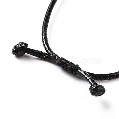 Natural Obsidian Mushroom Pendant Necklace(NJEW-E065-01E)-4