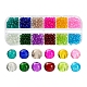 540Pcs 12 Colors Spray Painted Crackle Glass Beads Strands(CCG-YW0001-08)-1