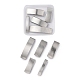 Unicraftale 10Pcs 5 Style 304 Stainless Steel Slide Charms(STAS-UN0031-32)-1