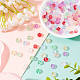 SUPERFINDINGS 200Pcs 10 Colors Transparent Czech Glass Beads(GLAA-FH0001-44)-4