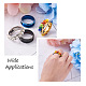 4 Colors Stainless Steel Grooved Finger Ring Settings(STAS-TA0001-26E)-8