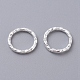 Iron Textured Jump Rings(X-IFIN-D086-02-S)-1