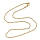 Trendy Men's 304 Stainless Steel Rope Chain Necklaces(NJEW-M072-F-01)-4