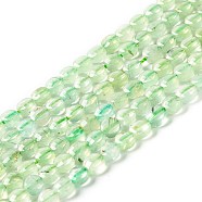 Natural Prehnite Beads Strands, Faceted, Flat Round, Grade AA, 4~4.5x2~2.5mm, Hole: 0.8mm, about 89pcs/strand, 15.35''(39cm)(G-D0003-A99)