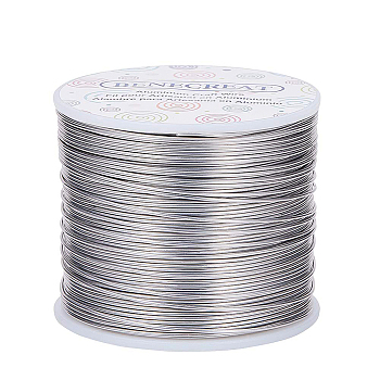 Round Aluminum Wire, Dark Gray, 18 Gauge, 1mm, about 492.12 Feet(150m)/roll