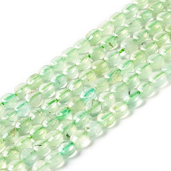 Natural Prehnite Beads Strands, Faceted, Flat Round, Grade AA, 4~4.5x2~2.5mm, Hole: 0.8mm, about 89pcs/strand, 15.35''(39cm)