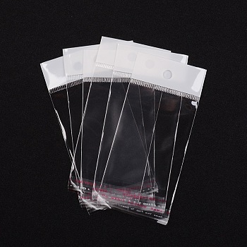 Cellophane Bags, 13x6cm, Unilateral Thickness: 0.035mm, Inner Measure: 9x6cm, Hole: 6mm