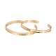 Long-Lasting Plated Brass Cuff Bangles(BJEW-E370-04G)-1