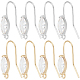 20Pcs 2 Colors Brass Earring Hooks(KK-BBC0011-23)-1