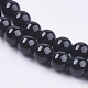 Natural Black Onyx Beads Strands(G-H1567-4MM)-3