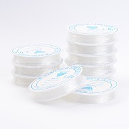 Clear Elastic Crystal Thread, Stretchy String Bead Cord, for Beaded Jewelry Making, 1mm, about 4.92 yards(4.5m)/roll(X-EW-1.0D)