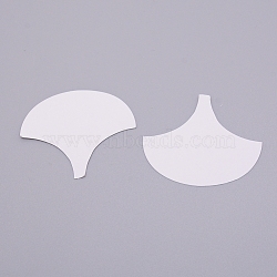 Circular Sector-shaped English Paper Piecing, Paper Quilting Template for Patchwork, DIY Accessories, Wheat, 4.5x5.4cm, 100pcs/bag(DIY-WH0210-40)