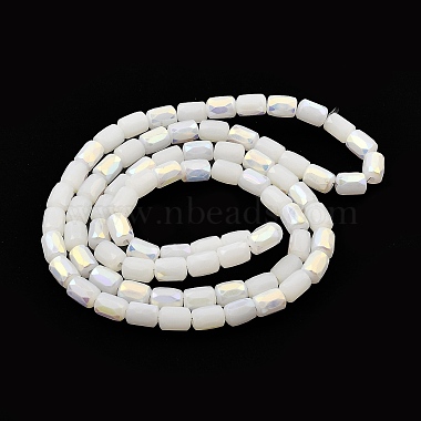 Frosted Imitation Jade Glass Beads Strands(GLAA-P058-07B-09)-3