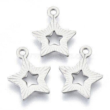 Stainless Steel Color Star 201 Stainless Steel Charms