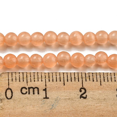 Cat Eye brins de perles(CE-F022-4mm-21)-5