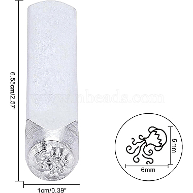 Iron Seal Stamps(AJEW-BC0001-05H)-2