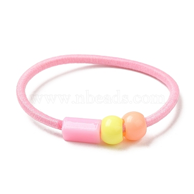 Colorful Nylon Elastic Hair Ties for Girls Kids(MRMJ-P017-01B)-2