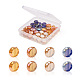 40Pcs 4 Colors Electroplate Glass Beads(EGLA-BT0001-01)-1