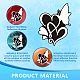 reflektierende Vinyl-Schmetterlings-Autoaufkleber(STIC-WH0022-004)-3