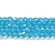transparentes perles de verre de galvanoplastie brins(GLAA-F029-3mm-D19)-1