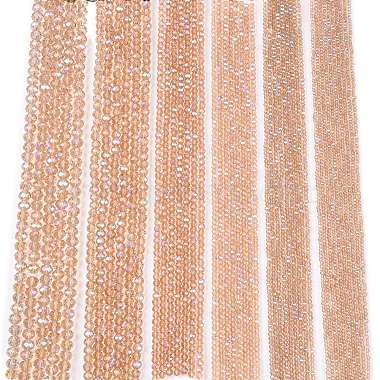 Electroplate Glass Beads Strands(EGLA-A044-T8mm-L20)-2