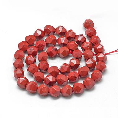 Natural Red Jasper Beads Strands(G-R448-10mm-05)-2