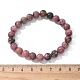 Abalorios rhodonite naturales brazalete tramo de(X-BJEW-F380-01-B16)-7