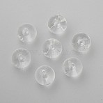 Acrylic Beads, Round, Clear, 14mm, hole: 2mm(X-PL528)