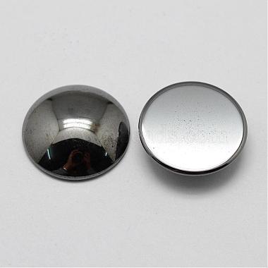 Non-magnetic Synthetic Hematite Cabochons(G-P162-05-14mm)-2