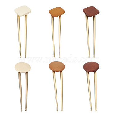 Mixed Color Alloy Hair Forks