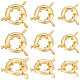 9Pcs 3 Styles Rack Plating Brass Spring Clasps(KK-BBC0005-66)-1
