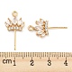 Brass Micro Cubic Zirconia Peg Bails(KK-Q789-21G)-3