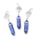 Lapis-lazuli naturelles ont fait de gros pendentifs(G-D0021-01P-10)-1