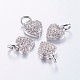 Long-Lasting Plated Brass Micro Pave Cubic Zirconia Charms(ZIRC-F069-41P)-1
